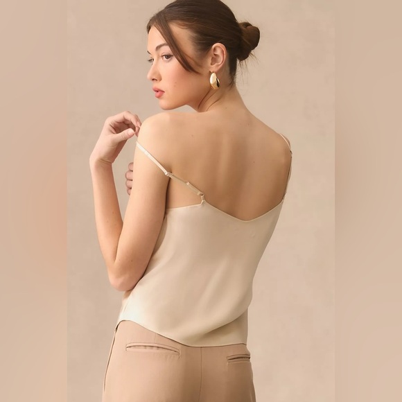 Reformation Teddy Silk Top (T3) - Picture 1 of 7